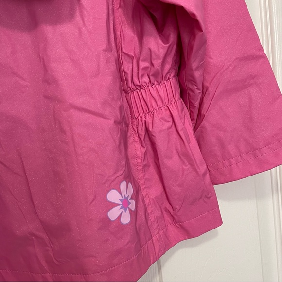 Barbie Big Girl Pink Sparkly Pink Light Hooded Jacket 5 - Picture 6 of 12